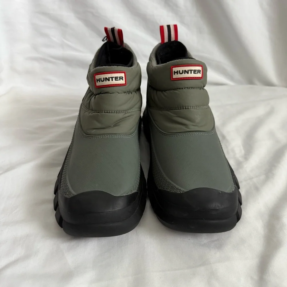 Hunter Intrepid Mens Pull‎ On Insulated Waterproof Winter Snow Ankle Boots Sz 7